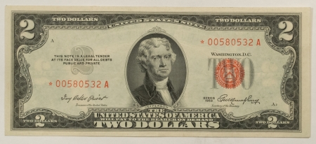 New Store Items 1953 $2 UNITED STATES STAR NOTE, FR-1509 – ABOUT UNCIRCULATED!