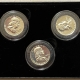 Jefferson Nickels 1942-1945-S WARTIME SILVER NICKEL SET, 11 COINS IN DISPLAY FOLDER, AVERAGE CIRC