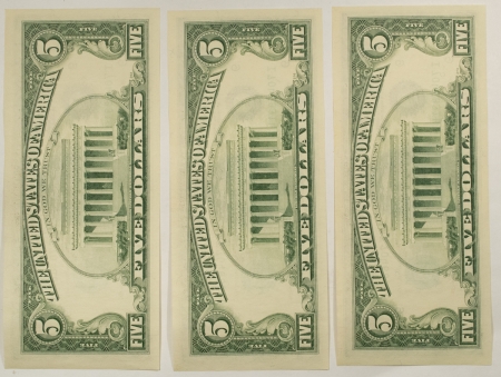 New Store Items 1985 $5 FRN NOTES, FR-1979I, MINNEAPOLIS, KEY DISTRICT 3 CONSEC NOTES – GEM UNC!