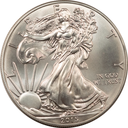 New Store Items 2015 $1 AMERICAN SILVER EAGLE, 1 OZ, .999 – UNCIRCULATED, GEM!