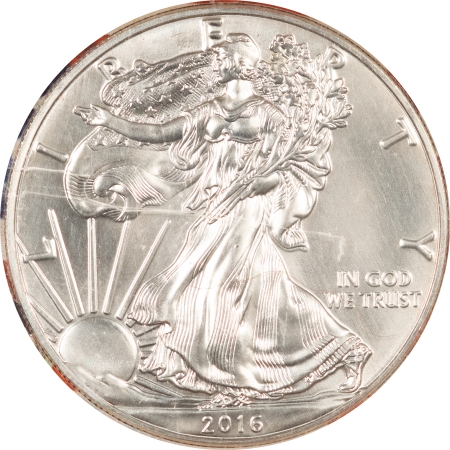 American Silver Eagles 2016 $1 AMERICAN SILVER EAGLE 1 OZ, .999 – GEM UNCIRCULATED IN SNAP DISPLAY CASE