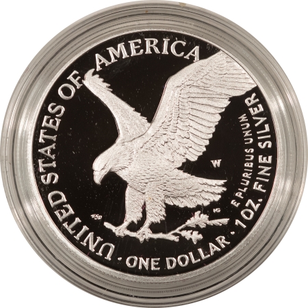American Silver Eagles 2024-W $1 PROOF AMERICAN SILVER EAGLE 1 OZ, .999 GEM PROOF W/ INNER BOX (NO COA)