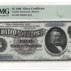 Large Silver Certificates 1899 $5 SILVER CERTIFICATE, “CHIEF”, FR-280m, MULE, PMG ABOUT UNC-50 EPQ-FRESH!
