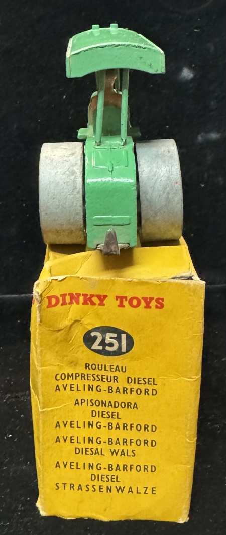 Dinky DINKY #251 AVELING-BARFORD DIESEL ROLLER, VG/EXC W/ FAIR ORIGINAL BOX