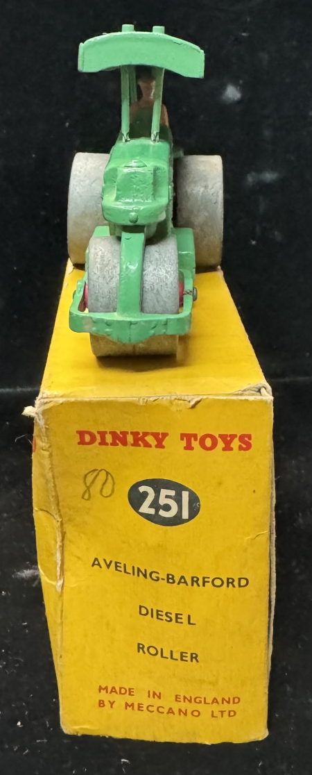 Dinky DINKY #251 AVELING-BARFORD DIESEL ROLLER, VG/EXC W/ FAIR ORIGINAL BOX