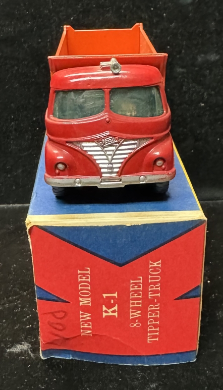 Matchbox MATCHBOX KING SIZE #K-1 FODEN HOVERINGHAM 8 WHEEL TIPPER TRUCK, near-MINT/VG BOX