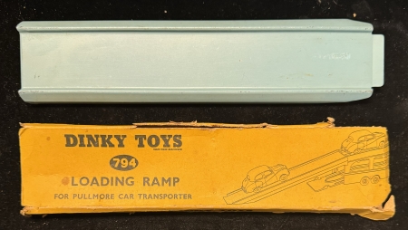 Dinky DINKY #982 PULLMORE CAR TRANSPORTER W/ 794 LOADING RAMP, VG+/EXC, ORIGINAL BOXES