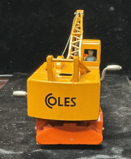 Dinky DINKY SUPERTOYS #970 COLES MOBILE CRANE, NR-MINT MODEL (DETATCHED CORD), EXC BOX
