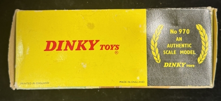 Dinky DINKY #970 JONES FLEETMASTER CANTILEVER CRANE, NR-MINT-ORIG BOX/PACKING/BROCHURE