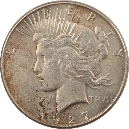 New Store Items 1927-S PEACE DOLLAR – VIRTUALLY UNCIRCULATED, BUT CLEANED!