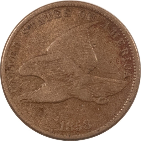 New Store Items 1858 SMALL LETTERS FLYING EAGLE CENT NICE, PLEASING CIRCULATED EXAMPLE