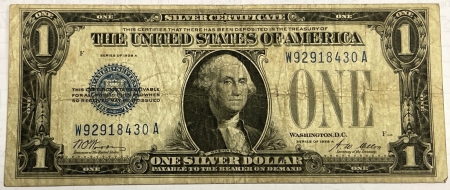 New Store Items 1928-A $1 SILVER CERTIFICATE FR-1601 FINE