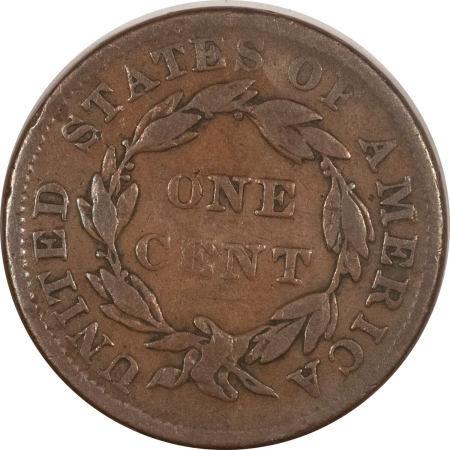 New Store Items 1836 CORONET HEAD LARGE CENT – PLEASING BROWN CIRCULATED EXAMPLE