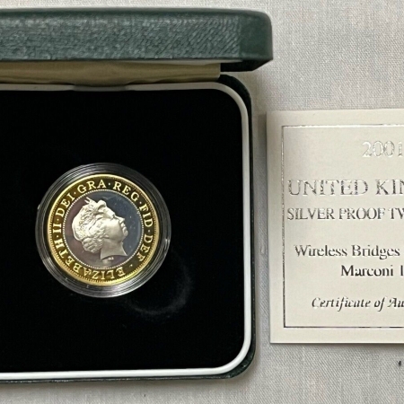 New Store Items 2001 2 LBS UK, KM-1014a, WIRELESS SILVER – GEM PROOF OGP/CERT .35806 ASW