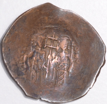Ancient Coins MANUEL I, BILLON APSRON TRACHY, CONSTANTINOPLE MINT, FINE+, ex-WAYNE PHILLIPS
