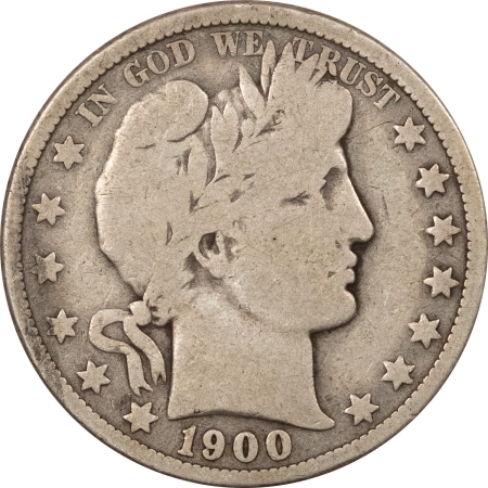 New Store Items 1900-O BARBER HALF DOLLAR – PLEASING CIRCULATED EXAMPLE!