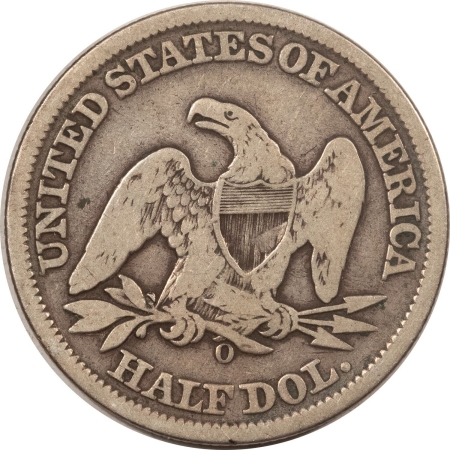 Liberty Seated Halves 1858-O SEATED LIBERTY HALF DOLLAR – PLEASING CIRCULATED EXAMPLE! NICE!