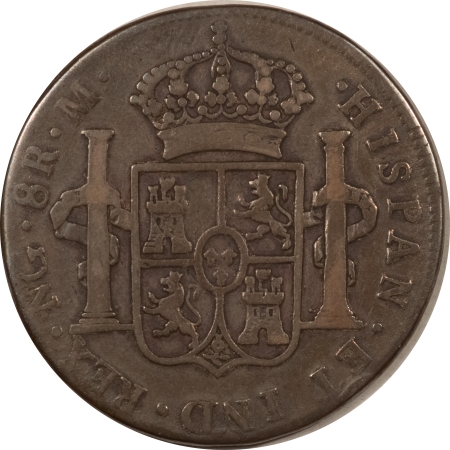 New Store Items 1809/8 8 REALES GUATEMALA, KM-64 – PLEASING CIRCULATED EXAMPLE! SCARCE!