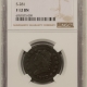 Classic Head Large Cents 1810/09 BURNISHED CLASSIC HEAD LARGE CENT, S-281 – NGC FINE DETAILS DECENT LOOK!