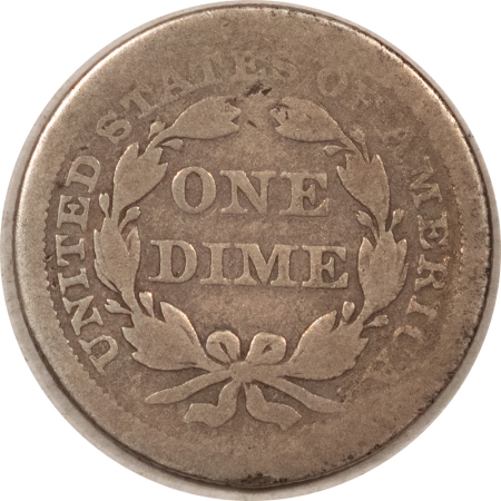 Liberty Seated Dimes 1840 WITH DRAPERY LIBERTY SEATED DIME – CIRCULATED!