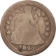 Liberty Seated Dimes 1845 LIBERTY SEATED DIME – PLEASING CIRCULATED EXAMPLE!