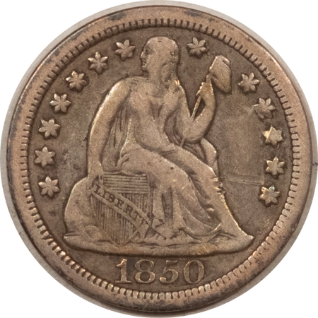 Liberty Seated Dimes 1850 LIBERTY SEATED DIME – HIGH GRADE CIRCULATED EXAMPLE!
