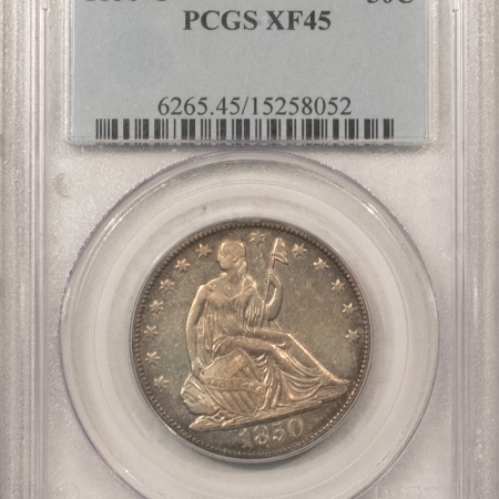 New Store Items 1850-O SEATED LIBERTY HALF DOLLAR – PCGS XF-45, TOUGH DATE!