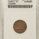 Indian 1873 DDO CLOSED 3 INDIAN CENT, FS-101 – NGC VG-10 BN, DOUBLED DIE OBVERSE