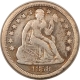 Liberty Seated Dimes 1857-O LIBERTY SEATED DIME – HIGH GRADE CIRCULATED EXAMPLE! LITE REVERSE SCRATCH