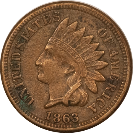 New Store Items 1863 INDIAN CENT – HIGH GRADE EXAMPLE BUT WITH SOME MINOR CORROSION!