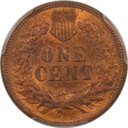 CAC Approved Coins 1875 INDIAN CENT – PCGS MS-65 RB, EAGLE EYE PHOTO SEAL & CAC APPROVED!
