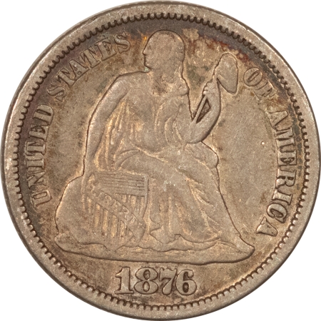 New Store Items 1876 LIBERTY SEATED DIME – HIGH GRADE CIRCULATED EXAMPLE!