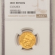 $5 1914-D $5 INDIAN GOLD – NGC MS-61, TOUGH DATE, LUSTROUS!