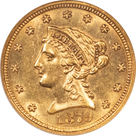 $2.50 1879 $2.50 LIBERTY GOLD – NGC MS-61, FLASHY, TOUGHER DATE!