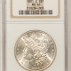 Morgan Dollars 1881-S MORGAN DOLLAR – PCGS MS-64 PROOFLIKE! OLD TWO PIECE RATTLER STYLE HOLDER