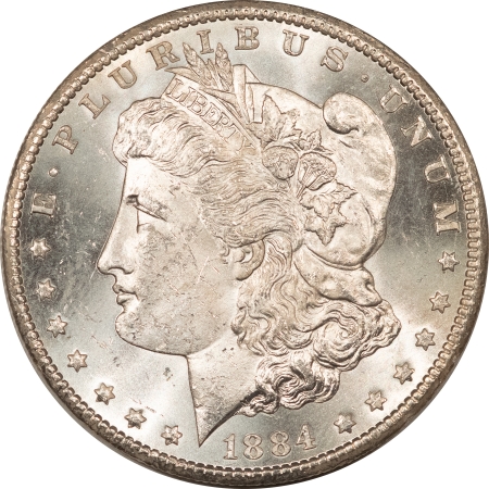 Morgan Dollars 1884-CC MORGAN DOLLAR- NICE BRILLIANT UNCIRCULATED! CARSON CITY!