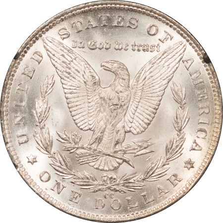 Dollars 1891-CC MORGAN DOLLAR, GSA W/ BOX & CORRECT 1891 COA – WHITE FROSTY UNCIRCULATED