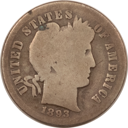 Barber Dimes 1893-S BARBER DIME – PLEASING CIRCULATED EXAMPLE!