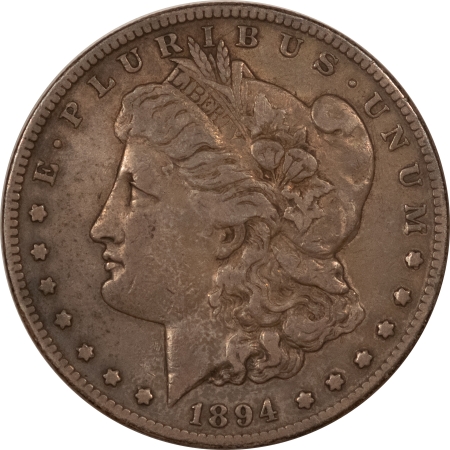 Morgan Dollars 1894-S MORGAN DOLLAR – PLEASING CIRCULATED EXAMPLE!