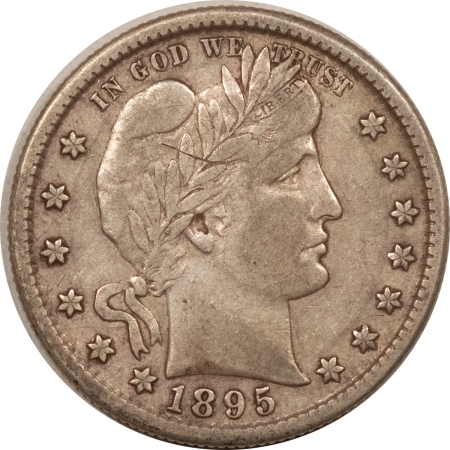 New Store Items 1895-S BARBER QUARTER – HIGH GRADE EXAMPLE BUT WITH MINOR OBVERSE SCRATCH!