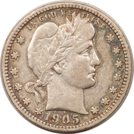 Barber Quarters 1905-S BARBER QUARTER – PLEASING CIRCULATED EXAMPLE! WITH FULL STRONG LIBERTY!