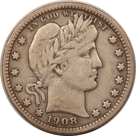 New Store Items 1908-O BARBER QUARTER – HIGH GRADE CIRCULATED EXAMPLE! WHOLESOME!