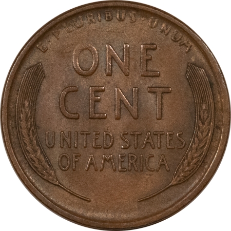 Lincoln Cents (Wheat) 1909 LINCOLN CENT – UNCIRCULATED, CHOICE & LUSTROUS BROWN!