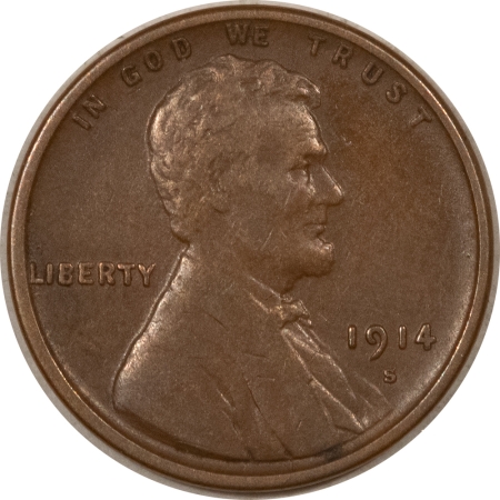 New Store Items 1914-S LINCOLN CENT – HIGH GRADE EXAMPLE, ORIGINAL AND CHOICE!