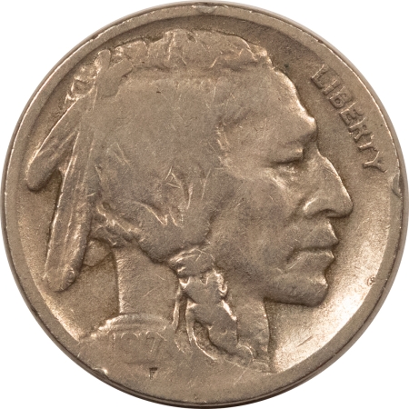 New Store Items 1917-S BUFFALO NICKEL – PLEASING CIRCULATED EXAMPLE!