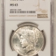 CAC Approved Coins 1923 PEACE DOLLAR – NGC MS-65, PRETTY, PREMIUM QUALITY GEM! CAC APPROVED!