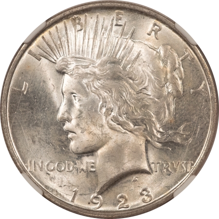 New Certified Coins 1923-D PEACE DOLLAR – NGC MS-63, CHOICE!