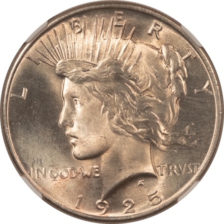 New Certified Coins 1925 PEACE DOLLAR – NGC MS-66, FRESH AND PRISTINE!