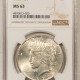 New Certified Coins 1926-S PEACE DOLLAR – NGC MS-63, WHITE & LUSTROUS!