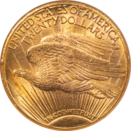 $20 1927 $20 ST GAUDENS GOLD DOUBLE EAGLE – NGC MS-63, FLASHY!